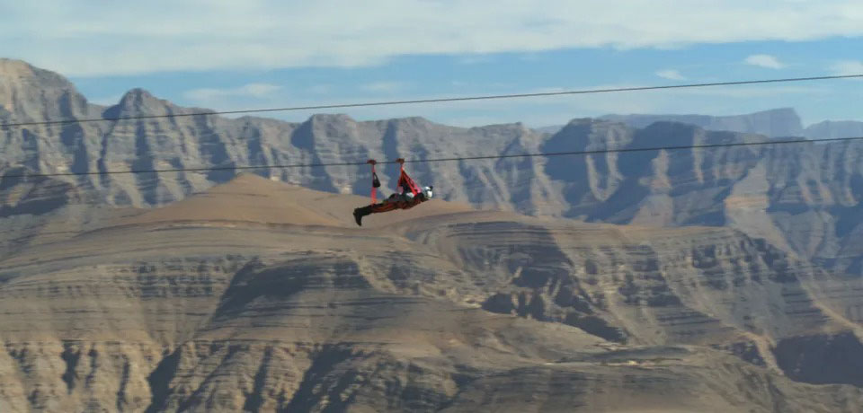 Ras Al Khaimah Zipline Adventure from Dubai